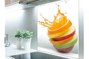 UrboArt Digital Print Glass Splashback Heat Resistant Toughened 148 (60cm x 65cm)
