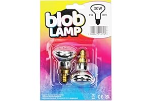 BLOB LAMPS 30W Replacement Lava Lamp Bulb E14 R39 - Twin Pack