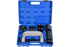 LXNEER Heavy Duty Ball Joint Press & U Joint Removal Tool Kit with 4x4 Adapters for Most 2WD and 4WD Cars and Light Trucks