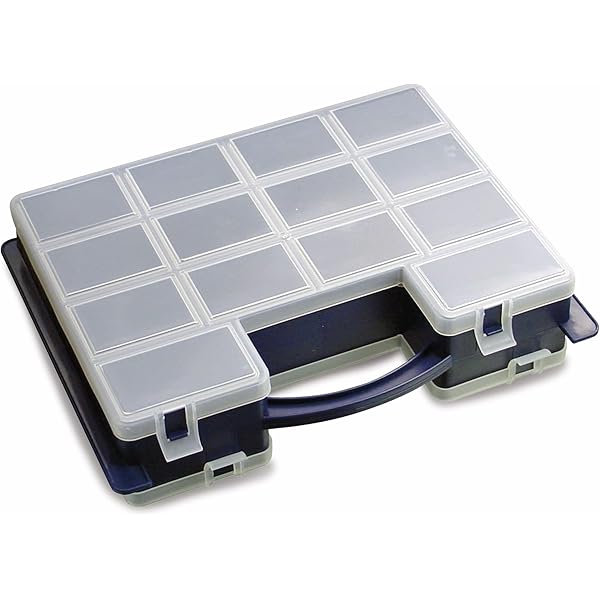 Sortimentkasten, 17 Fächer, transparent, 275x180x40 mm : Amazon.de 