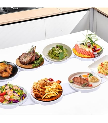 DECAKE Lazy Susan Draaibaar dienblad voor eettafel, 86 cm