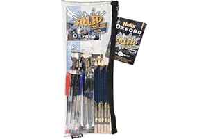 Helix 930836 Large Oxford Filled Pencil Case