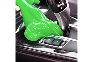 ICHIGO ICHIE Gel de Limpieza de Coche Reutilizable, Gel de Limpieza de Teclado Suave y Flexible, Goma Mágica para Limpieza de Polvo de Coches, Portátiles, Cámaras, Impresoras y Teclados, Color Verde
