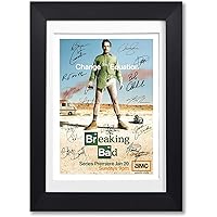 Memorabilia Breaking Bad Full Cast Signed Autograph Signature A4 Poster ...