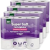 by Amazon 3-Ply Super Soft Toilet Paper, 36 Rolls (4 Packs of 9), 200 Sheets Per Roll, FSC Certified