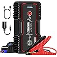 FOWAWU 22800mAh 2500A Car Jump Starter,Water-Resistant Jump Starter Battery Pack(8.0L Gas,6.5L Diesel),Battery Jumper Starter Portable with USB/DC 12V/LED Light