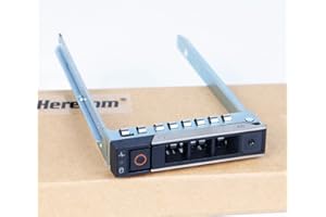 Heretom 2,5 Zoll DXD9H Tray Caddy 14 Generation Festplatten Rahmen für Dell PowerEdge R740 R740xd R640 R540 R440 R340 R840 R940 R6415 R7415 R7425 mit 4 Schraube