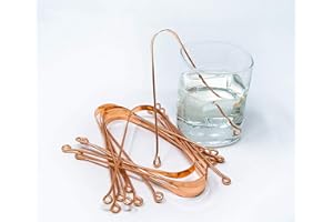 Wonder Care Raspador de lengua para adultos para mal aliento, limpiador de lengua de cobre para higiene bucal y aliento fresco, paquete de 12