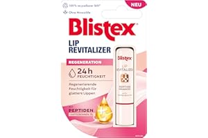 ‎BLISTEX Blistex Lip Revitalizer, Lippenpflegestift mit Peptiden für glattere Lippen und 24h Feuchtigkeit, 3,7 g