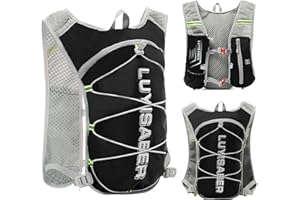 Flintronic Chaleco Hidratacion Trail Running Mujer Hombre, Ligero Chaleco de Hidratación Ultraligero, Mochila Hidratacion, para Bici Running, Ligero Deportes