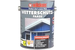 Wilckens Wetterschutzfarbe seidenglänzend, 2,5 l, RAL 9010 Reinweiß