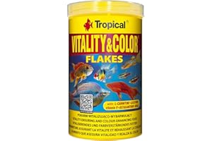 Tropical Vitality Color - Comida en Copos Que promueve el Color, 1 Unidad (1 x 1 l)