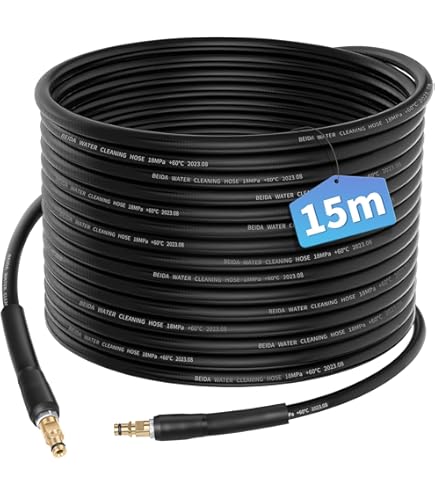 Hogedrukverlenging voor/compatibel met Kärcher slangconnectoren hogedrukreiniger K2 Click zoals 2.641-721.0