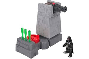Fisher-Price Imaginext STAR WARS Toys Death Star Turret Cannon with Darth Vader Metal Character Key for Kids Ages 3+ Years, JCY30