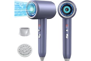JANOLTY Föhn,Fön,Haartrockner Ionen mit Diffusor & Konzentrator-Düse | 2400W Turbo-Ultra-Leise-Motor | 2 Heiz & 3 Geschwindigkeitsstufen | Hair Dryer mit Schnelle Aufheizung & Konstante Temperatur