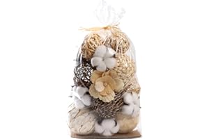 CIR Oases Decorative Balls Assorted Spherical Rattan Twigs Wicker Balls Cotton for Bowl and Vase Filler Balls Spheres Orbs Filler Centerpiece Home Decor