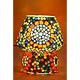 Zsquarehp Mosaic Style Dome Shaped Glass Table Lamp (Multicolour) (Transitional)