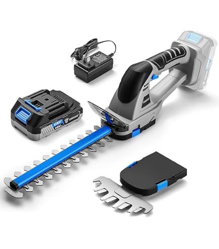 Ciseaux Gazon Arbustes Parkside HKM - Sans Fil Batterie 4V