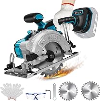 Mini Sega Circolare Elettrica Senza Spazzole 1100W - Compatibile Con Batterie Makita 18V | 3 Lame Incluse - Foto 2