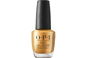 OPI Nail Lacquer - Nougat by Nature - Vernis à ongles doré longue tenue, résistant aux éclats - Formule vegan avec pinceau OPI Pro-Wide (15 ml)