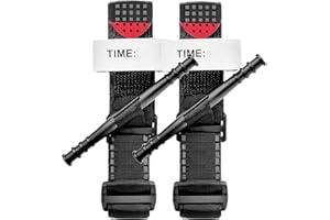 VISION SHARD 2 Pack Tourniquet for Camping Hiking Mountaineering Outdoor Sports and Emergency, Hemostatic Bandage, Outdoor Emergency Kits, Combat Tourniquet, Portable Tourniquet First Aid