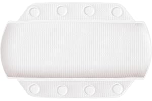 Kleine Wolke 5366100008 - Cuscino da Bagno per Collo, 32 x 22 cm, Colore: Bianco