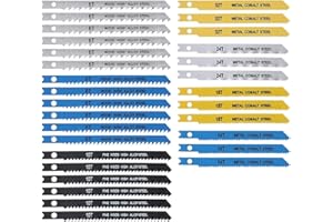 PROTECKER Lama per Seghetto Alternativo Attacco a U T6/T8/T10/T14/T18/T24/T32(30pcs)