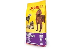 JosiDog Adult Sensitive (1 x 15 kg) | Karma dla psów wrażliwych, wyjątkowo wrażliwa i bezglutenowa | powered by JOSERA | sucha karma premium dla dorosłych, wrażliwych psów, 1 szt. w opakowaniu