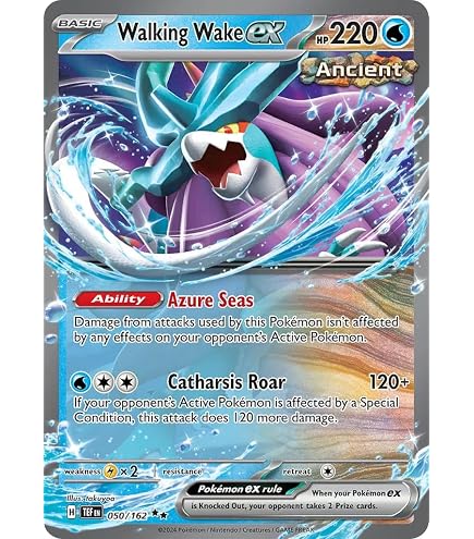 Pokémon Karte Koraidon Ex 120/162 Double Rare + Toploader – Aus SV Temporal Forces, Englische Near Mint Edition