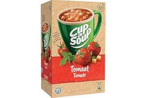 Unilever Coup a Soup, Sopa Picante de Tomates, Sopa en Bolsa, 21 x 175 ml