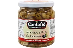 Cantafio Gourmet Melanzane a filetti sott'olio vaso da 280gr - Tipici Calabresi