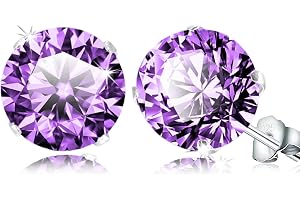 SQAQS Damörhängen, 925 sterling silver stiftörhängen sovande brosk för kvinnor smycken zirkon örhängen allergivänliga örhängen klar zirkonia-örhängen