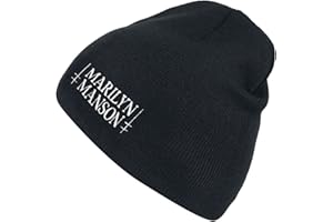 Marilyn Manson Logo Unisex Mütze schwarz Band-Merch, Bands, Festival