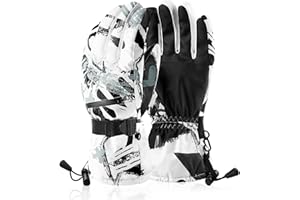 ‎ATERCEL ATERCEL Skihandschuhe -30°F Wasserdichter Touchscreen Herren Damen Snowboardhandschuhe, Warme Winterhandschuhe für Kaltes Wetter