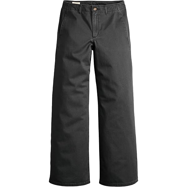 Levi's Essential Chino Pantaloni Donna - Vita Media, Gamba Affusolata, 98% Cotone - Foto 3