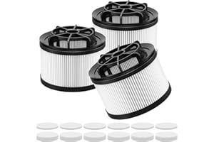 JORAIR LSV-V201F Staubsaugerfilter kompatibel mit Levoit LVAC-200 Akku Staubsauger, Echter HEPA Filter wird mit Schaumstofffilter (3 Sätze)