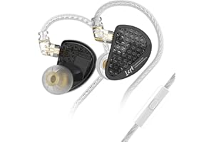 Yinyoo KZ AS16 Pro 8 Auriculares con Cable para Controladores de Armadura equilibrada, Jack de 3,5 mm, Estudio de Escenario, músico, HiFi, IEM, Monitor de oído, Aislamiento de Ruido Auriculares