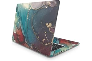 BIJIHUA Folie Sticker Skin Bunte Marmor Universal Aufkleber Laptop Vinyl Aufkleber Skin Cover Für 10 12 13 14 15,4 15,6 16 17 19 Zoll Notebook Aufkleber