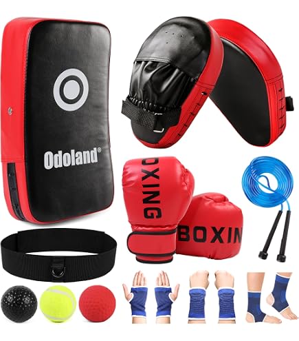 BOXING GLOVES AND PADS SET Focus Punching MMA Mitts