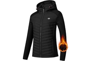 MoFiz Giacca Softshell Ciclismo Donna Giacca Escursionismo Calda e Alpinistica con Cappuccio e Zip da Corsa
