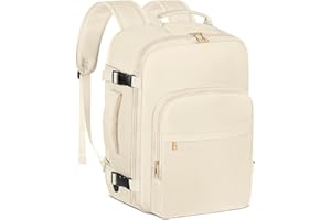 OTAHGK Mochila de Viaje para Mujer, Equipaje de Mano para Easyjet, 40 L, TSA Amigable, 45 × 36 × 20, Mochila Casual Grande de Viaje para Mujer, Bolsa de Portátil de 17 Pulgadas, Maletas de Cabina