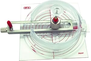 NT CUTTER LION Ev-R-Round Perfect Circle Cutter , 3/4" to 6-3/4" Diameter (C-1500P), Silver