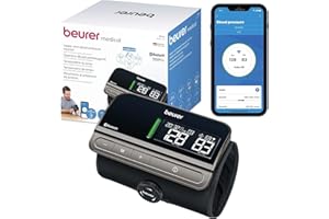 ‎BEURER Beurer BM 81 easyLock ciśnieniomierz naramienny, klinicznie zatwierdzony, mankiet z łatwym zapięciem obrotowym, delikatny i szybki pomiar, z aplikacją, przesyłanie danych do Apple Health i innych