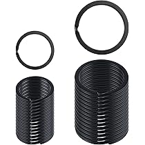 Niaciswe Petit Anneau Porte Clé 30 Pièces Anneau Porte Clé Porte-Clés