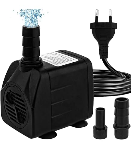 Mini Pompa Sommersa Per Acqua, 1500 L/h, 20 W, 230 V, Pompa Per Vuoto Da Cantina, Sollevamento 1 M Cavo 18 M Per Giardino Acquario Laghetto Fontana 87775076