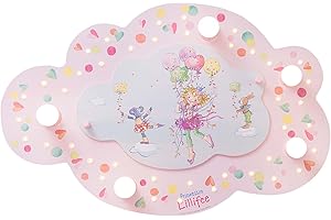 ‎ELOBRA Elobra Kinderzimmerlampe Prinzessin Lillifee Ballonschaukel, Deckenleuchte, Holz, rosa, 130995