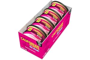 California Scents Ambientador de coche en Lata Premium - 4 Pack (Hasta 60 Días)- Fragancia Duradera de Cereza - Control de Intensidad de Olor para un Ambiente Fresco y Personalizado en tu Coche, 42g
