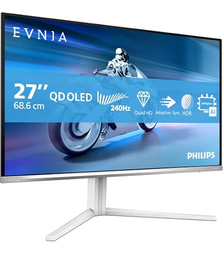 PHILIPS Evnia 27M2C5501 27-inch Curved QHD Gaming Monitor 180Hz
