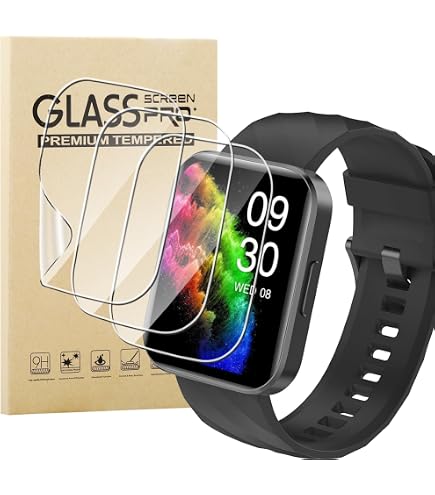 Pellicola Protettiva In Vetro Ibrido BROTECT AirGlass Per Pebble Time Round - Durezza 9H, Anti-impronta