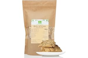‎GREEN ESSENCE Big Steak Sojakoteletts 500g von der Grünen Essenz vegane Alternative zu Fleisch - Fleischersatz - Soja Big Steaks als Fleischalternative mit Protein - low carb (500 Gramm)